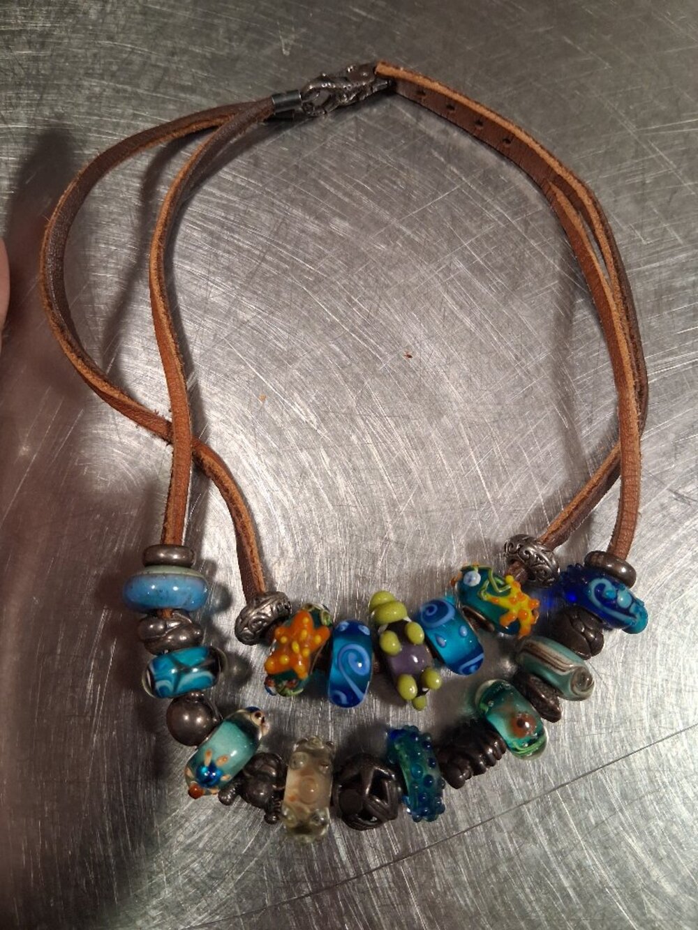 very rare vintage original trollbeads sea creatures type theme